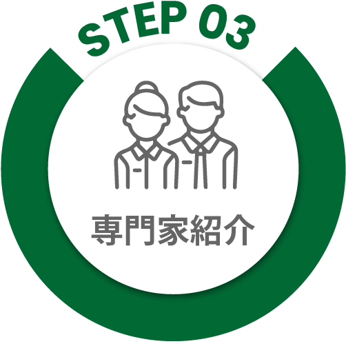 STEP03　専門家紹介